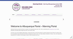 Desktop Screenshot of manningflorist.com